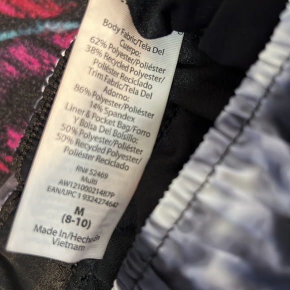 NWT Women’s Athletic Works Swim Trunks Shorts size Medium (8-10) - Picture 5 of 5